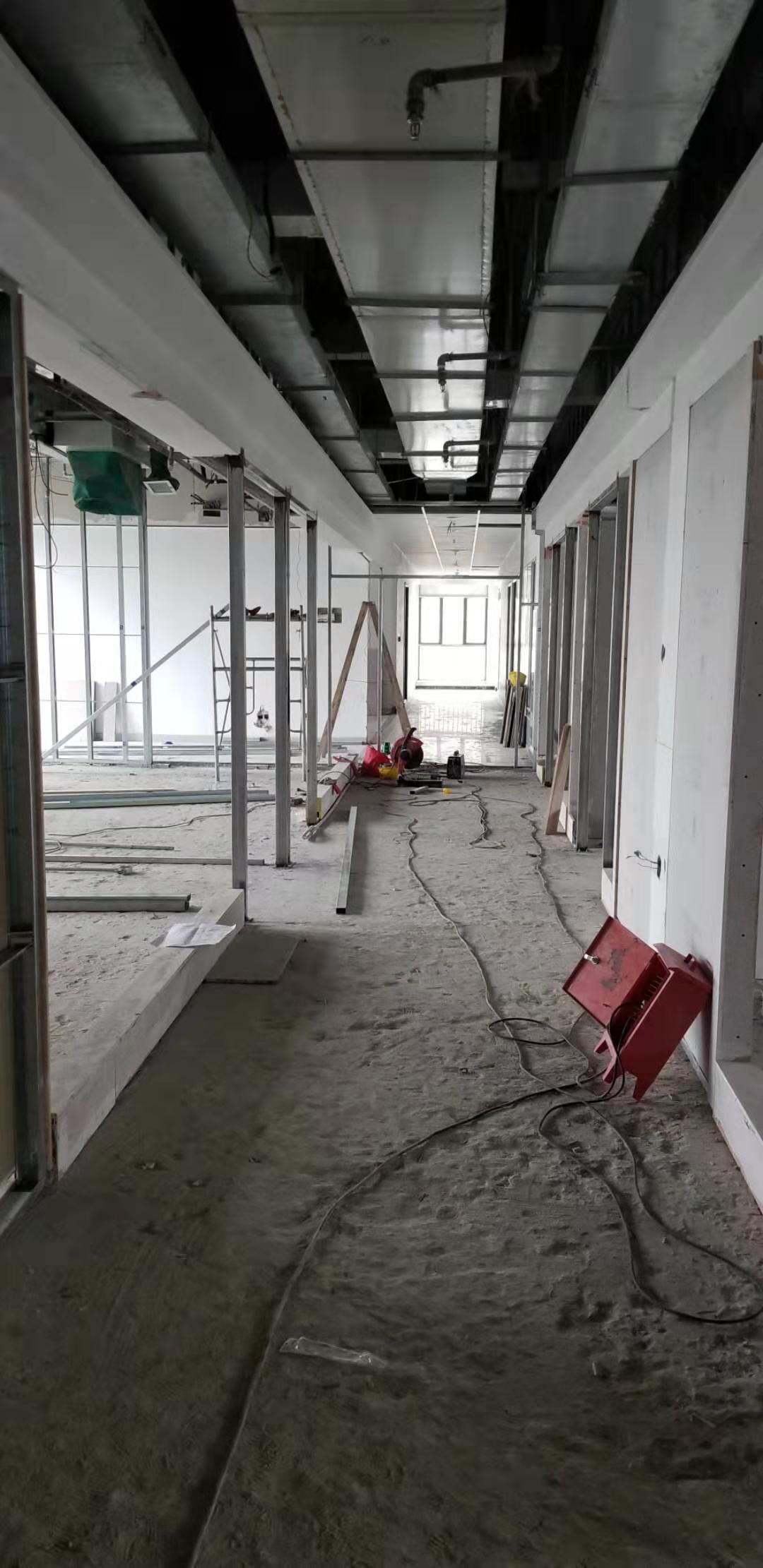 繼遠軟件園五樓辦公區弱電系統近日正式開工！